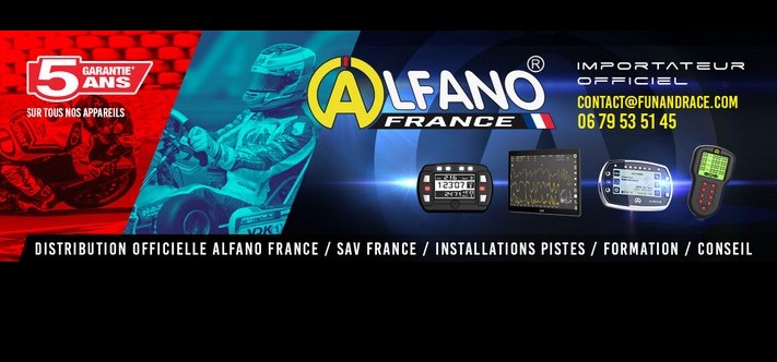 <i>Fun and Race est également importateur ALFANO. Retrouvez toute la gamme ALFANO et ses accéssoires sur le site www.alfano-chrono.com. Cliquez sur cette photo pour accéder au site.</i>